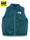 【KIDS】【送料無料】THE NORTH FACE BABY REVERSIBLE COZY VEST【NYB82345-AE-GREEN】