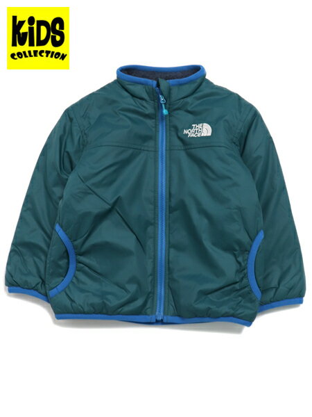 SALEۡKIDSTHE NORTH FACE BABY REVERSIBLE COZY JACKETNYB82344-AE-GRE...