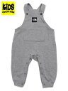 【KIDS】THE NORTH FACE BABY SWEAT LOGO OVERALL【NBB82360-Z-GREY】