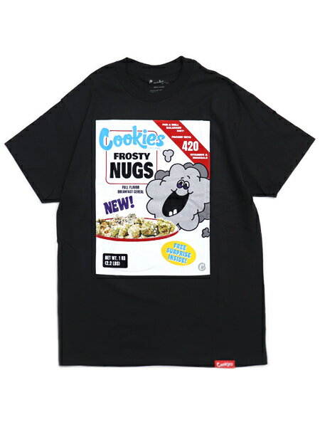 COOKIES CLOTHING FROSTY NUGS TEE【CM233TSP50-BLK-BLACK】