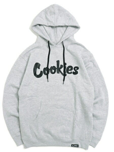 【送料無料】COOKIES CLOTHING ORIGINAL LOGO HOODIE HEATHER GREY/BLACK【CM232HFP02-HGBK-GREY】