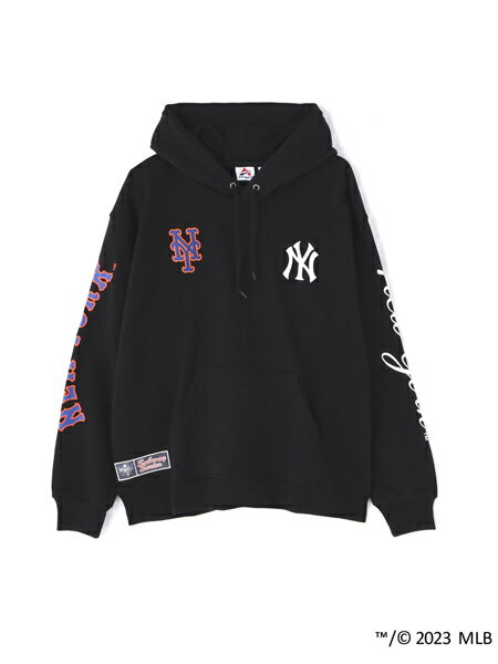 SALEAVIREX MLB HOODIE SUBWAY SERIES783-3231011-010-BLACK