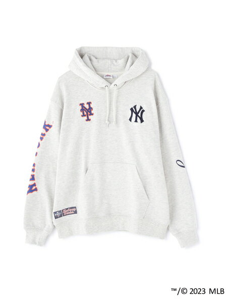 SALEAVIREX MLB HOODIE SUBWAY SERIES783-3231011-446-OATMEAL