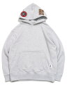 【SALE】AVIREX EXPANSION ICON HOODIE SWEAT【783-3231017-023-LIGHT GREY】