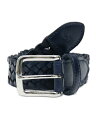 yzPOLO RALPH LAUREN WESTEND BRAID BELT NEWPORT NAVYy405688069005-D-NAVYz