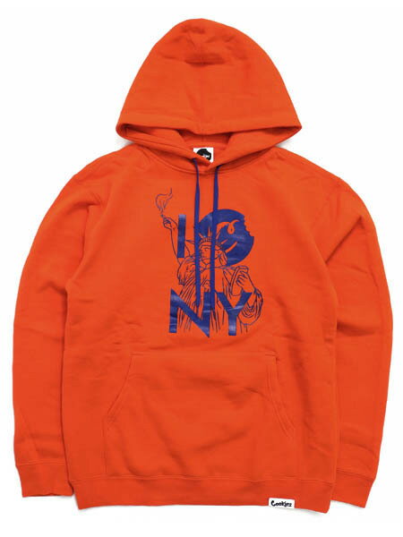 【SALE】【送料無料】COOKIES CLOTHING ICNY PULLOVER HOODIE【CM233HFP07-ORG-ORANGE】