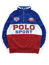 ySALEzyzPOLO RALPH LAUREN POLO SPORT RACING TEAM HALF ZIP SWEATy710904528001-D-BLUEz