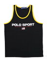 POLO RALPH LAUREN POLO SPORT LOGO TANK TOP【710800909007-D-BLACK】