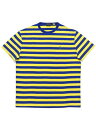 POLO RALPH LAUREN CLASSIC FIT STRIPE TEEy710860002011-D-YELLOWz