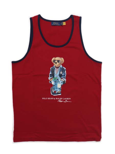 【送料無料】POLO RALPH LAUREN REGATTA BEAR TANK TOP【710871332004-D-RED】