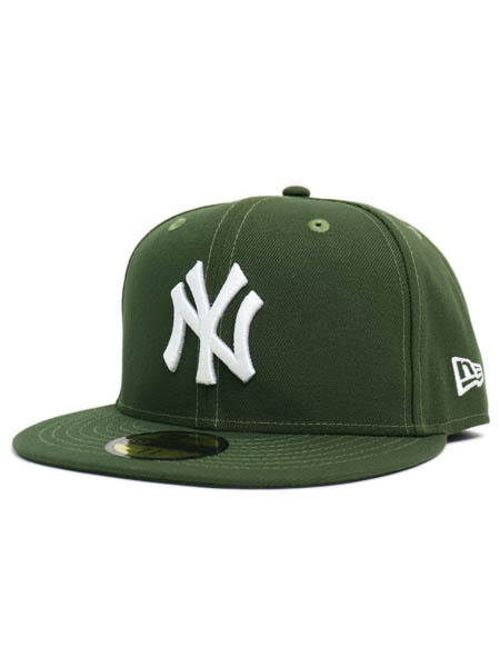NEW ERA 59FIFTY NY YANKEES RIFLE GREEN/WHITE【14525201-GREEN】