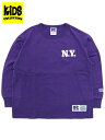 RUSSELL ATHLETIC KIDS BOOKSTORE JERSEY L/S SHIRT PURPLE K