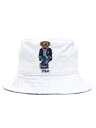 【送料無料】POLO RALPH LAUREN REGATTA BEAR BUCKET HAT【710910323001-D-WHITE】