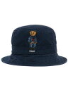 yzPOLO RALPH LAUREN DENIM BEAR BUCKET HATy710917440002-D-NAVYz