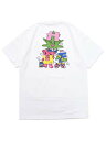 ySALEzHUF KAWAII TRIPLE TRIANGLE S/S TEEyTS02128-WHT-WHITEz