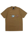 【SALE】HUF JUNKYARD DOG POCKET TEE RUBBER【TS02010-RUB-TAN】