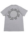 NOTHIN' SPECIAL BMW ROUNDED LOGO TEE HEATHER GREYyNSD6-T2-HG-GREYz