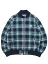 yzICECREAM CHECK FLANNEL ZIP UP SHIRT ICECREAMyICJP233W001-GR-GREENz