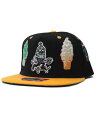 yzICECREAM OVER THE TOP SNAPBACK BLACKy431-7800-BLK-BLACKz