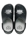 ySALEzcrocs OUTKAST CLASSIC CLOG BLACK/SILVERy208870-067-BLACKz