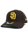 NEW ERA 9FORTY SAN DIEGO PADRES BURNT WOOD/AGOLDy13562131-BROWNz