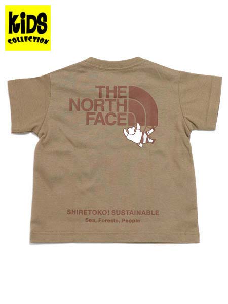 【SALE】【KIDS】THE NORTH FACE BABY S/S SHIRETOKO TOKO TEE【NTB32430ST-KT-TAN】