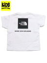 【SALE】【KIDS】THE NORTH FACE BABY S/S BACK SQUARE LOGO TEE【NTB32333-W-WHITE】