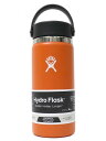 Hydro Flask HYDRATION 16 OZ WIDE MOUTH-MESA【5089022-0113-ORANGE】