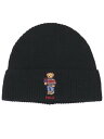POLO RALPH LAUREN HOLIDAY BEAR RIB KNIT BEANIE【PC1143-001-BLACK】