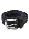 ラルフローレン ベルト（メンズ） 【送料無料】POLO RALPH LAUREN RYDER CUP BRAIDED BELT NAVY/BROWN【405914039002-D-NAVY】