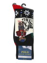 POLO RALPH LAUREN SCENIC HOLIDAY BEAR SOCKSy889465-MULTI-MULTI COLORz