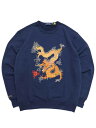 【送料無料】POLO RALPH LAUREN LUNAR NEW YEAR DRAGON FLEECE SWEATSHIRT【710926909001-D-BLUE】