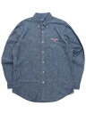 yzPOLO RALPH LAUREN POLO SPORT CLASSIC FIT CHAMBRAY LS SHIRTy710939172001-D-BLUEz