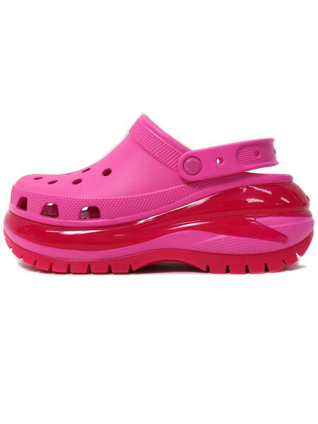 【送料無料】crocs CLASSIC MEGA CRUSH CLOG JUICE【207988-6UB-HOT PINK】