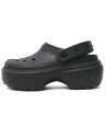 crocs STOMP CLOG BLACKy209347-001-BLACKz