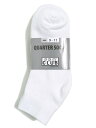 PRO CLUB HW QUARTER 3P SOCKSyPRC-183QR-WHT-WHITEz