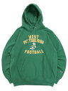 【送料無料】CHAMPION RW 10oz FT HOODED SWEAT GRAPHIC-MD GREEN【C3-Z104-551-GREEN】