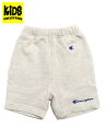 【KIDS】CHAMPION KIDS SWEAT SHORTS-OATMEAL【CK-Z501-810-OATMEAL】(4)