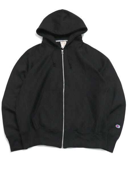 【送料無料】CHAMPION ARENA RW FULL ZIP HOODIE BLACK【GF94-003-BLACK】