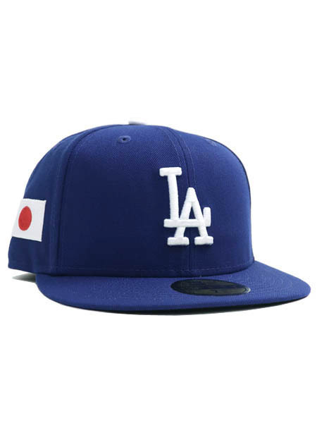 【送料無料】NEW ERA 59FIFTY JAPAN FLAG UV/BLACK LA DODGERS【60585206-B-BLUE】