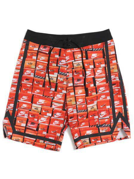 NIKE STACKED FADE AWAY 9 BOARD SHORTS【NESSE503-N800-ORANGE】