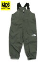 【KIDS】THE NORTH FACE BABY FIELD BIB【NBJ32416-TG-SAGE】