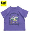 【SALE】【KIDS】THE NORTH FACE BABY S/S LUMINOUS CAMP GRAPHIC TEE【NTB32472-OV-PURPLE...
