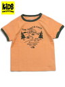 【SALE】【KIDS】THE NORTH FACE KIDS S/S LATCH PILE RINGER TEE【NTJ32438-BA-ORANGE】