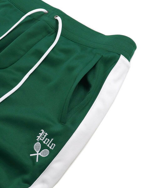 【SALE】【送料無料】POLO RALPH LAUREN VINTAGE TENNIS FLEECE TRACK PANT【710938410001-D-GREEN】