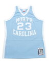 【送料無料】MITCHELL & NESS NCAA AUTHENTIC NORTH CAROLINA 83 MJ #23【AJY54495-LIGHT BLU...