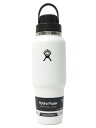 Hydro Flask 32 OZ TRAVEL BOTTLE FLEX CHUG CAP-WHITE【890186-0010-WHITE】