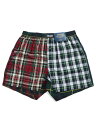 POLO RALPH LAUREN CLASSIC FIT PLAID PATCHWORK WOVEN BOXER【L169RL-ABRV-MULTI COLO...