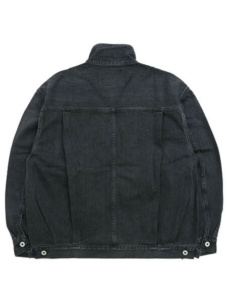 【SALE】【送料無料】MANASTASH MS DENIM ZIP JACKET BLACK USED【792-4952003-011-BLACK】