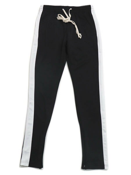 EPTM. LONG DRAWSTRING TRACK PANT BLACK/WHITEEP7587-BLACK